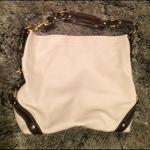 Authentic Coach Off White Hobos Leather Bag
